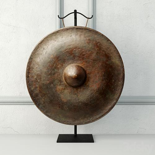 19th Century Laos Bronze Gong